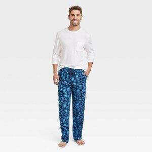 NEW! Men's Big & Tall Paisley Microfleece Pajama PJ Set 2pc - Goodfellow